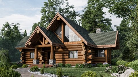 Rąstinių namų statyba